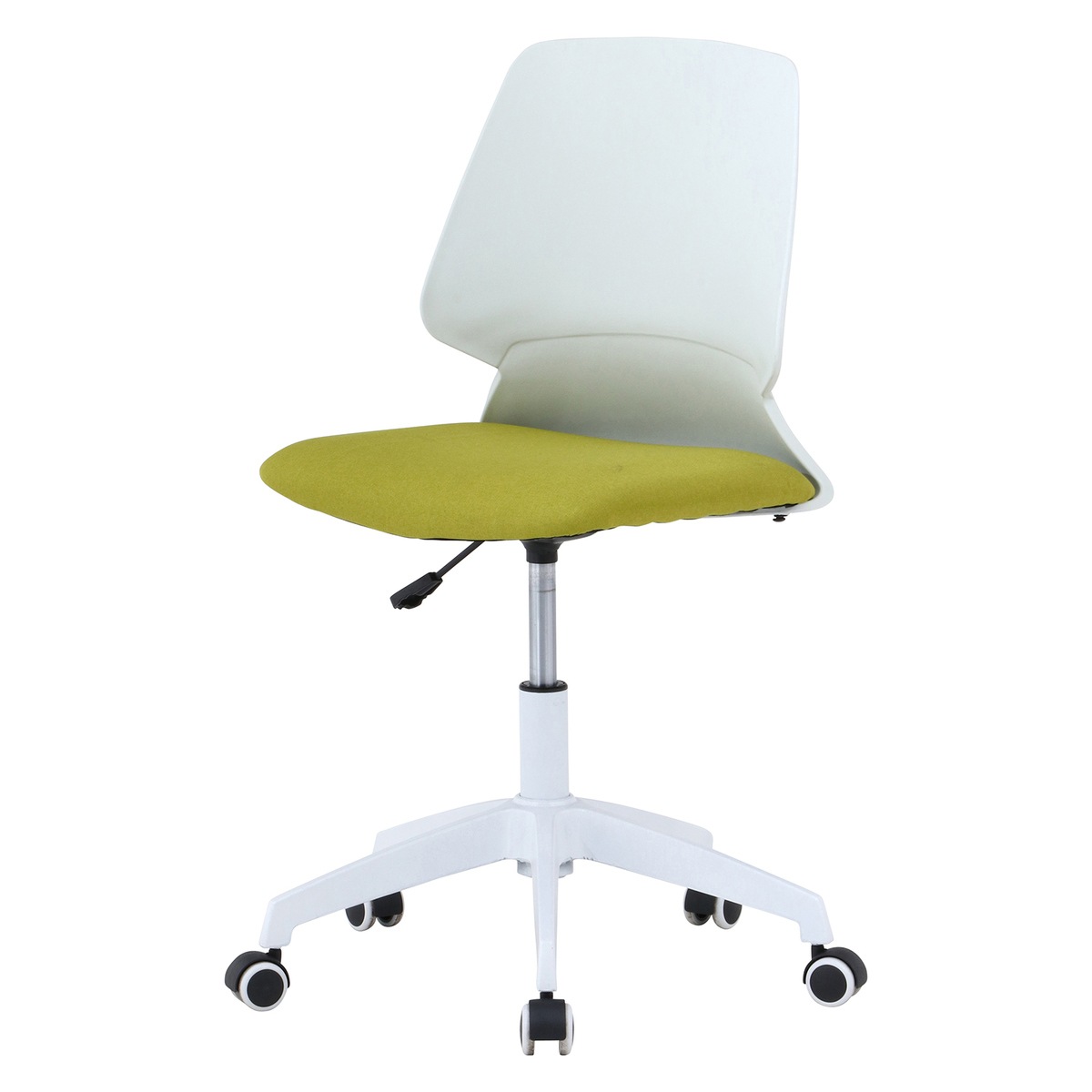 【送料無料】不二貿易 オフィスチェア 3117－4 WH/GR 3117-4PPWH 【メーカー直送・代引不可・置配不可・配送地域限定】