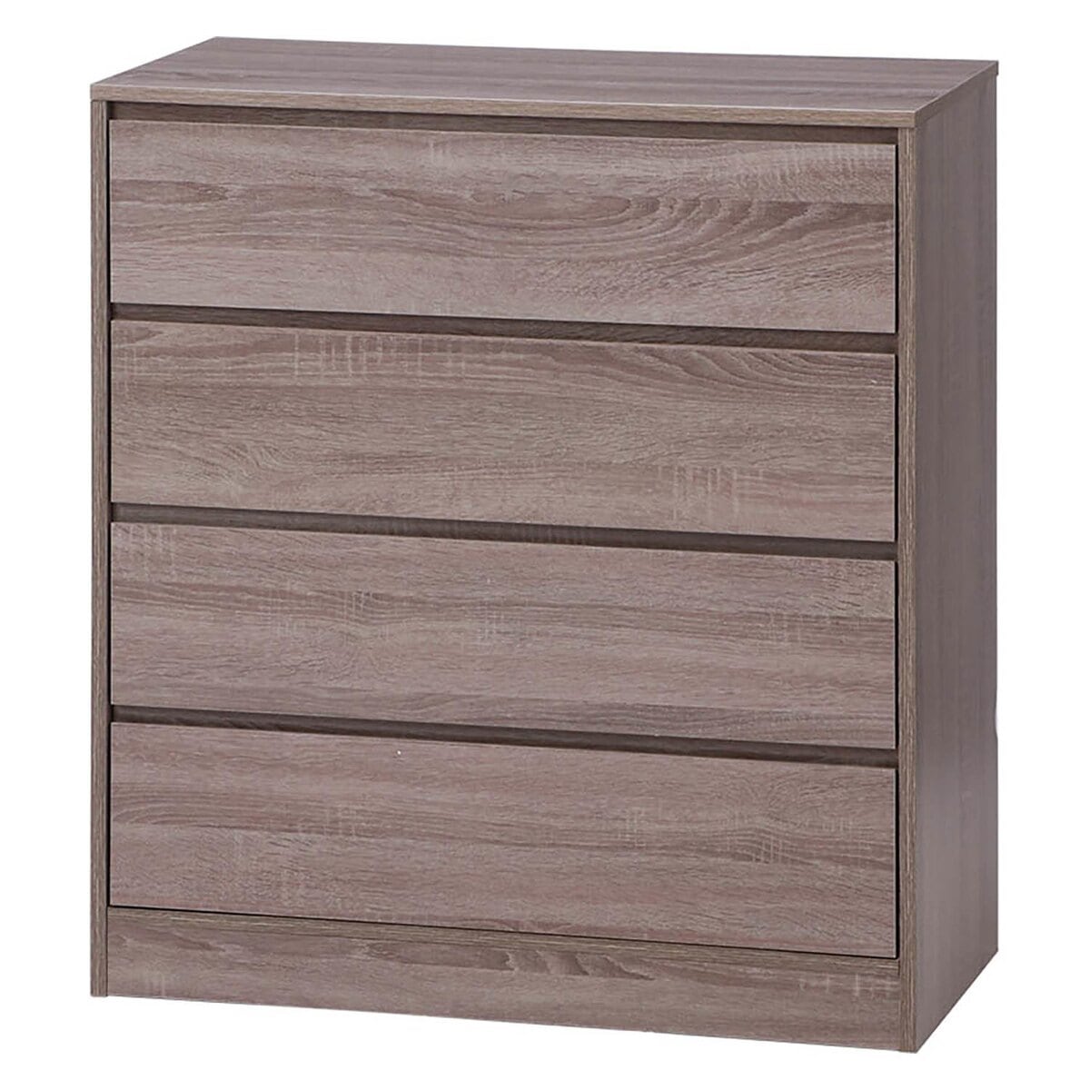 【送料無料】不二貿易 工具不要4段チェスト GY 【メーカー直送・代引不可・置配不可・配送地域限定】