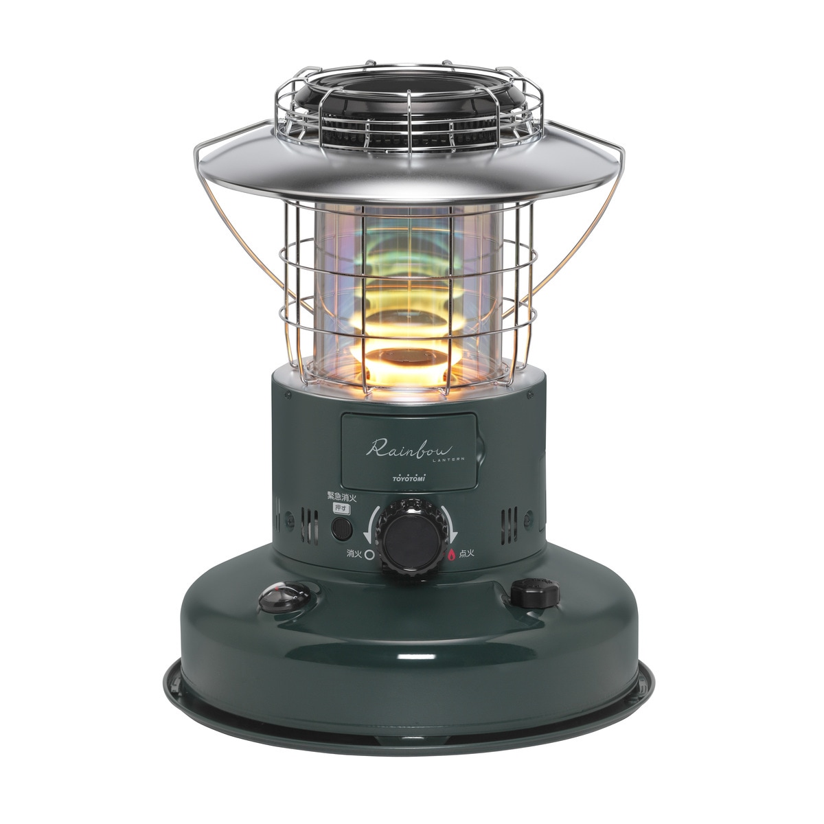 美品】トヨトミ ストーブ レインボー 人気色グリーン