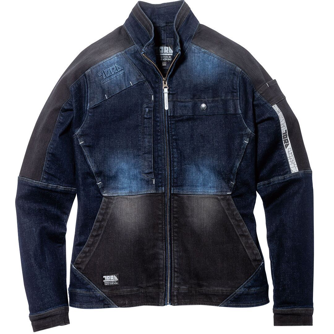 寅壱 デニムブルゾン コン×クロ 4Lサイズ 8840-124 送料無料】寅壱 デニムブルゾン コン×クロ 4Lサイズ 8840-124 | 作業