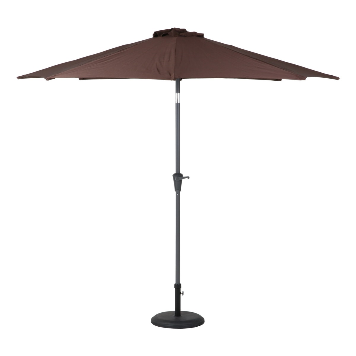 【送料無料】不二貿易 アルミパラソル 270cm ブラウン TJB004 【メーカー直送・代引不可・置配不可・配送地域限定】