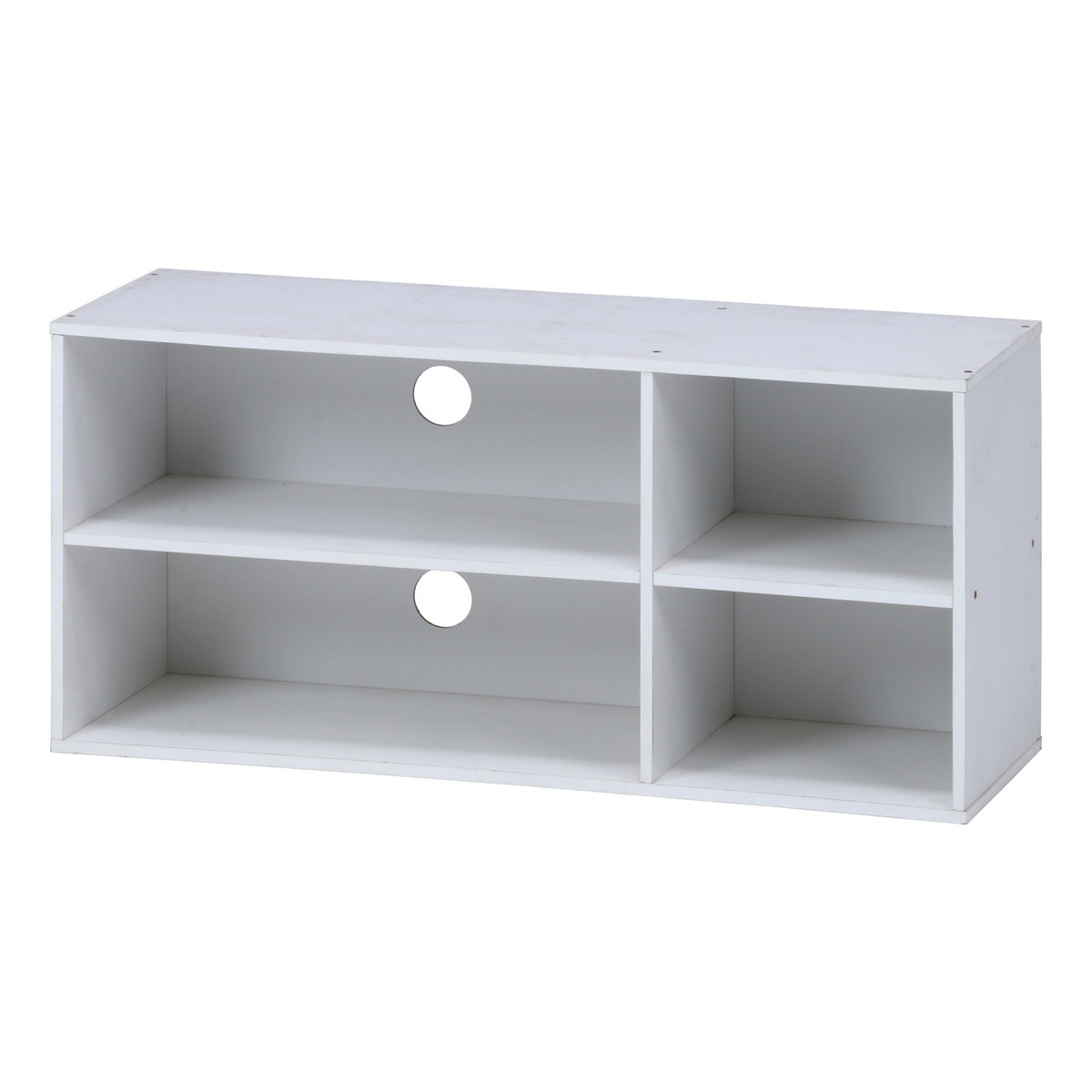 【送料無料】不二貿易 TVラック 89 WH 5242 【メーカー直送・代引不可・置配不可・配送地域限定】