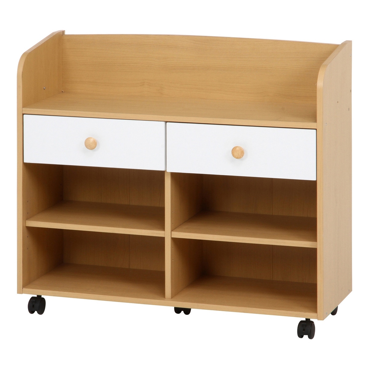 【送料無料】不二貿易 NORM ランドセルラック NA×WH FBC383-1 【メーカー直送・代引不可・置配不可・配送地域限定】