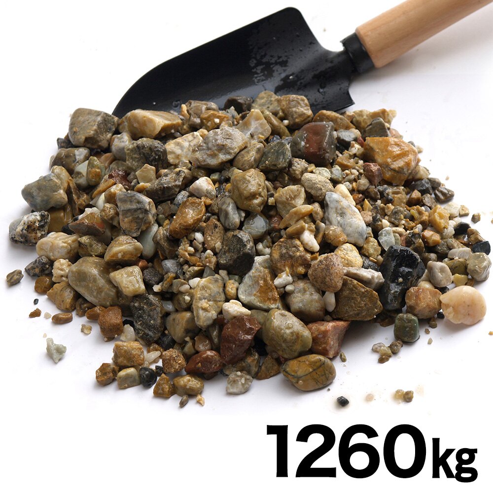 【送料無料】ネクスタイル 砂利 大粒 約1260kg (約819リットル) JD63 【メーカー直送・代引不可・置配不可・配送地域限定】