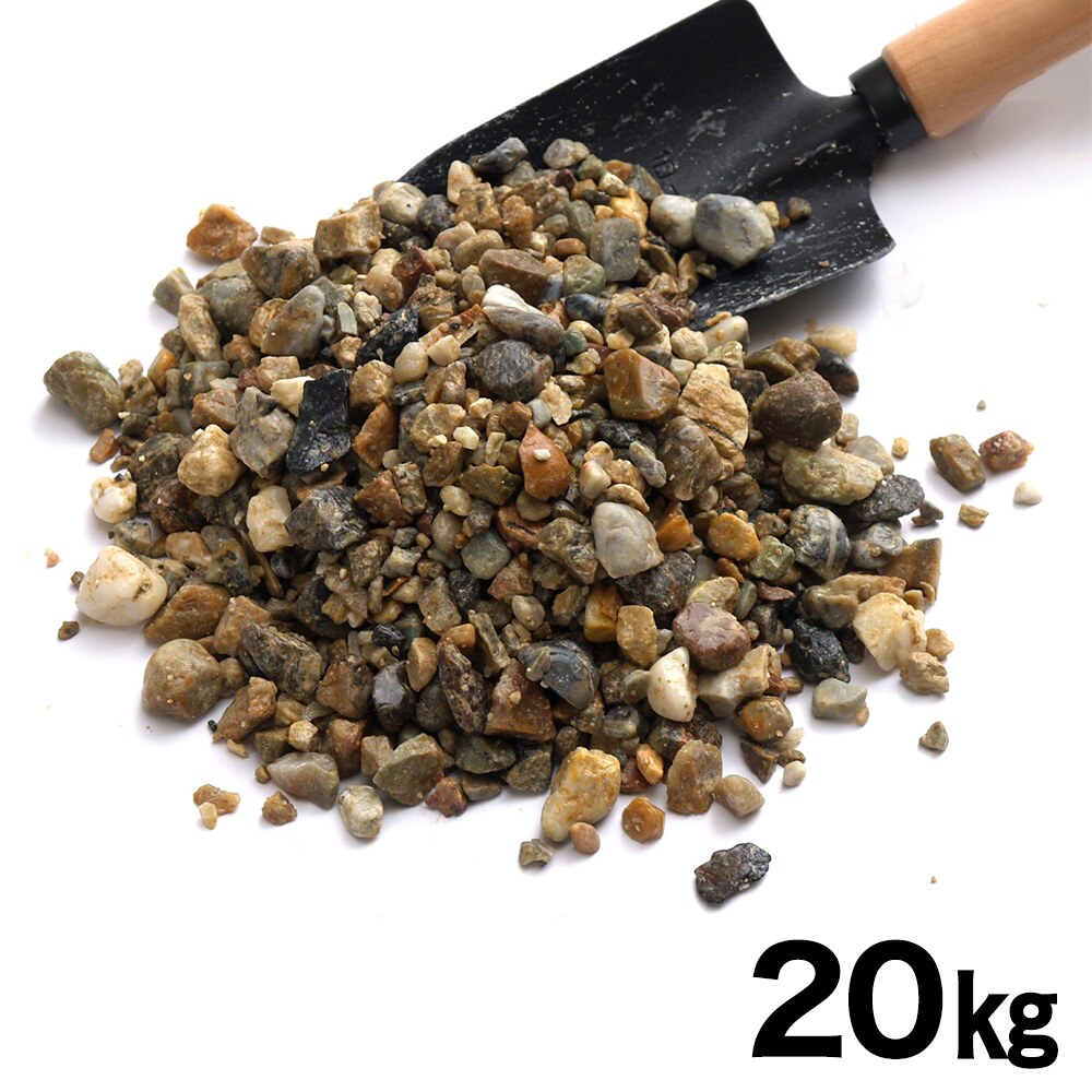 【送料無料】ネクスタイル 砂利 小粒 約20kg (約13リットル) JS1 【メーカー直送・代引不可・置配不可・配送地域限定】
