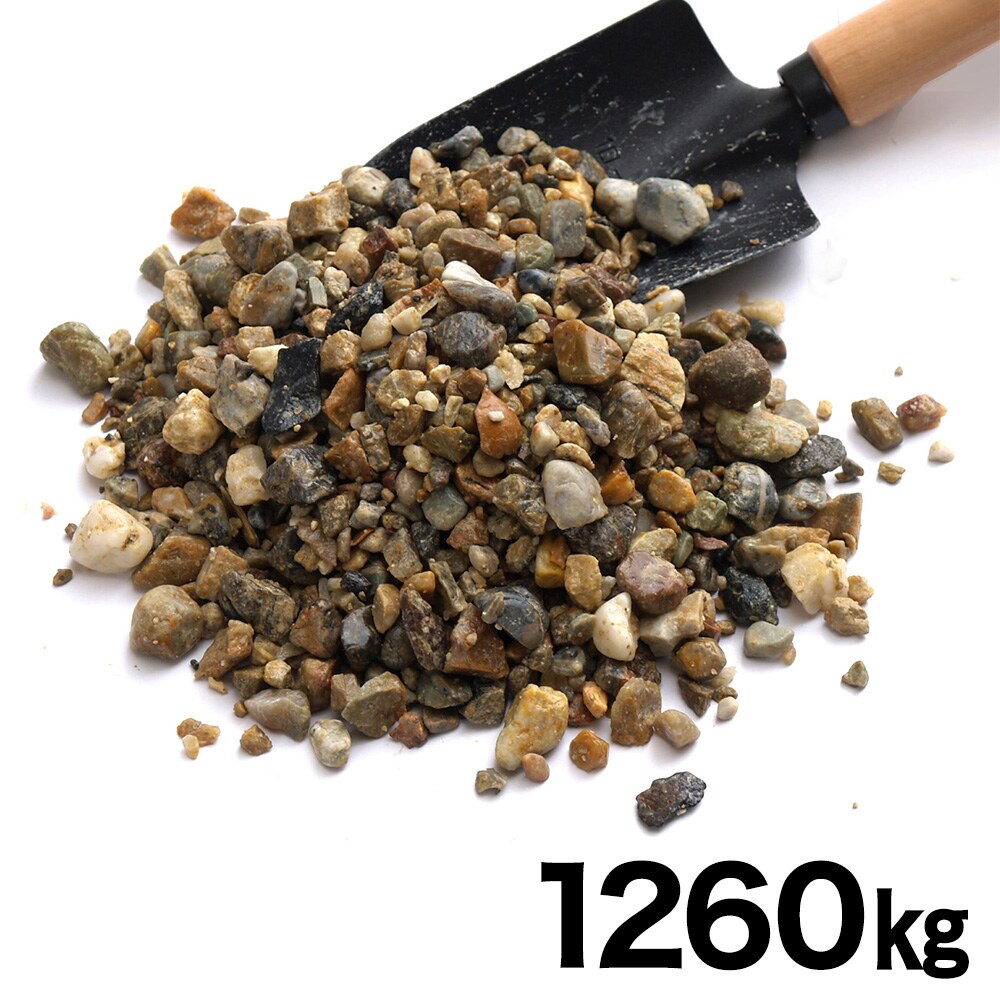 【送料無料】ネクスタイル 砂利 小粒 約1260kg (約819リットル) JS63 【メーカー直送・代引不可・置配不可・配送地域限定】