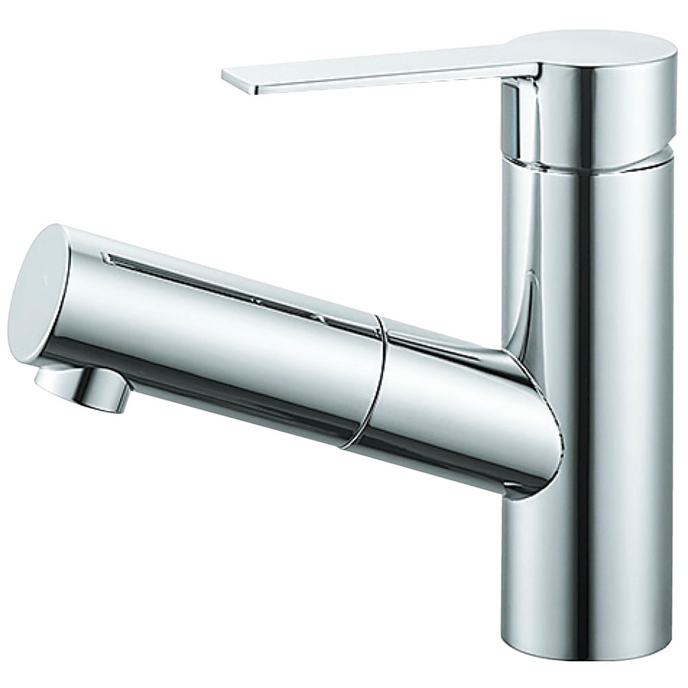 SANEI シングル混合栓 オールメッキ エコ 節約 K1712E2-13 SANEI キッチン用 シングル混合栓 オールメッキ エコ 節約