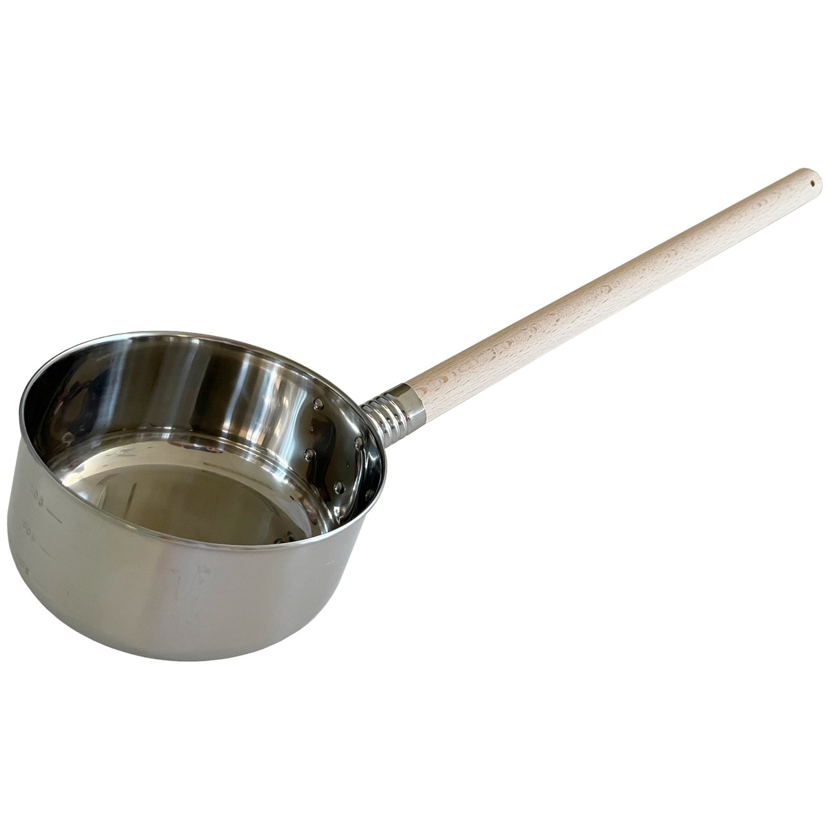 ハニークック HONEYCOOK 水杓子 目盛付き 14cm ステンレス