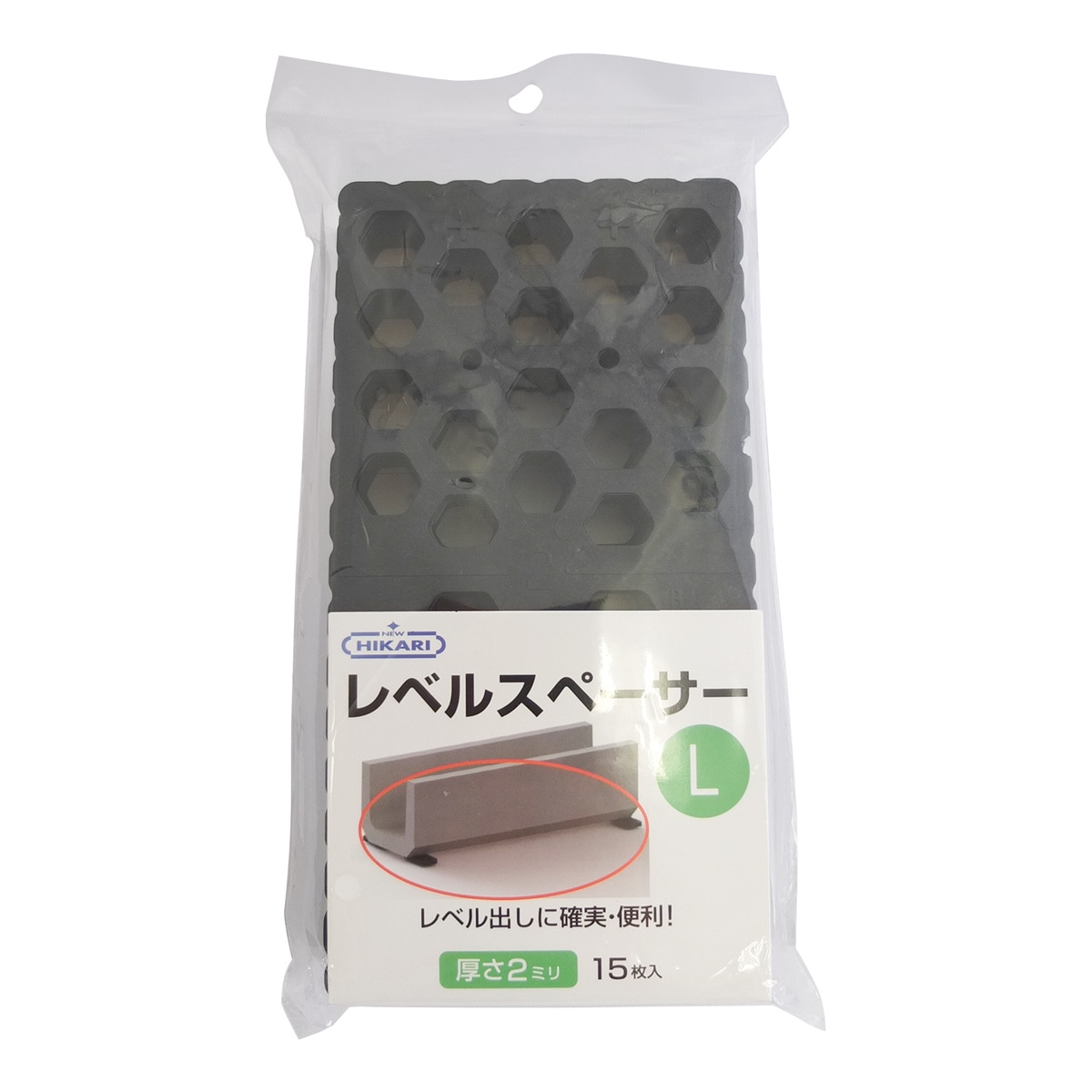 ニューヒカリ レベルスペーサーL 厚さ2mm SH-LVS200-02