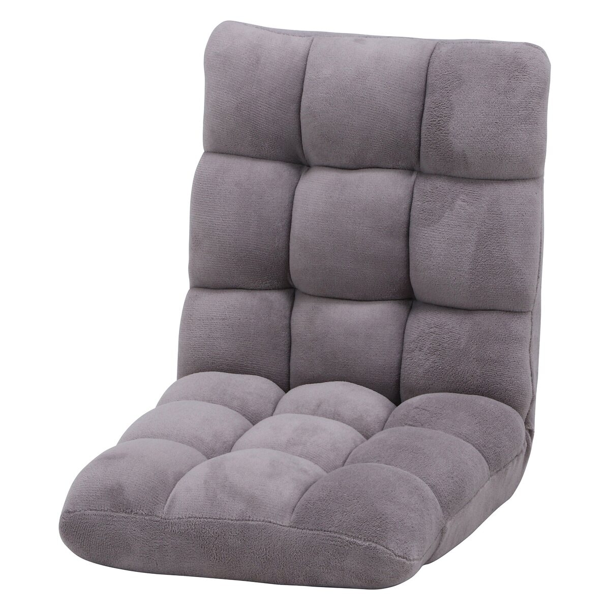 【送料無料】不二貿易 ふわもこ フロアチェア グレージュ 0193Z 【メーカー直送・代引不可・置配不可・配送地域限定】