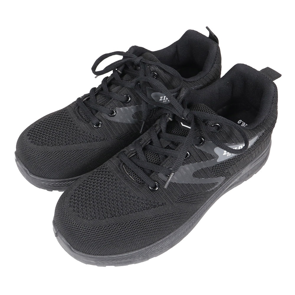 靴 ajapapa ジプロア セーフティースニーカー マジック プラ芯 26.5cm ブラック