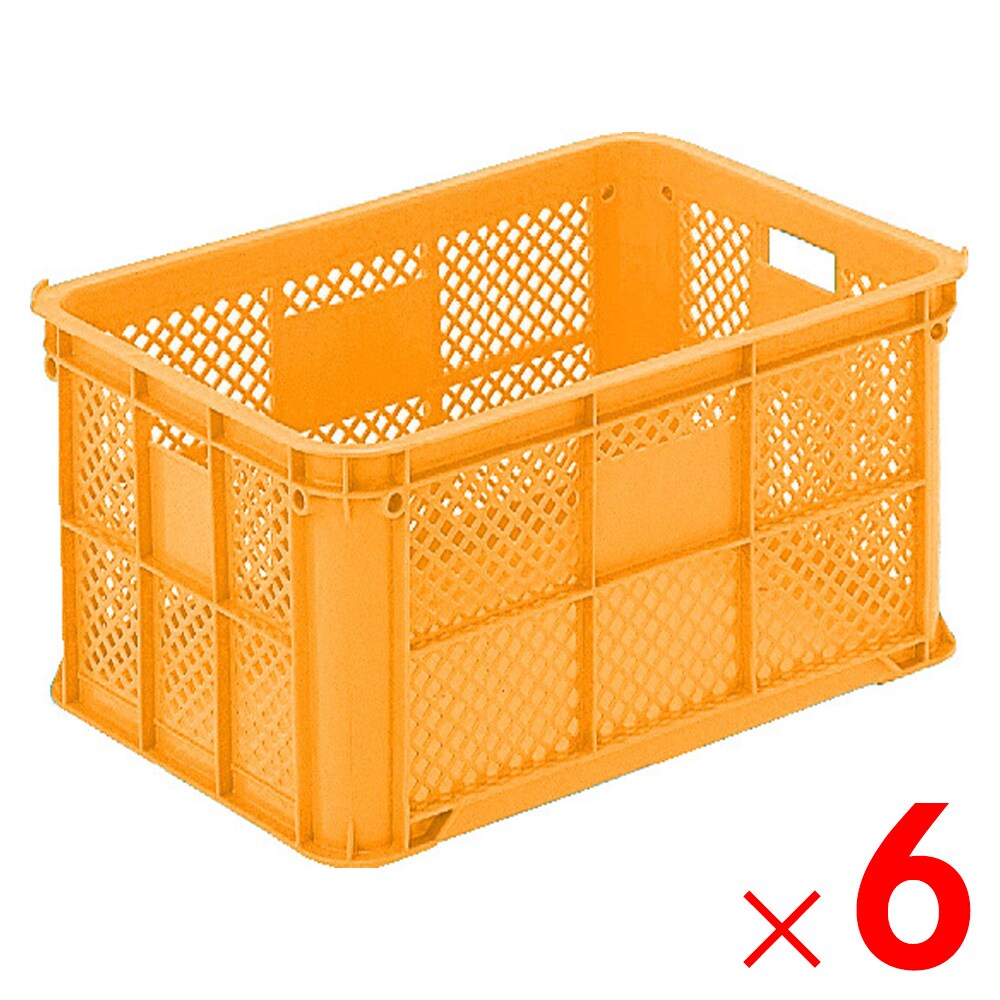 ケース/ボックス Box 送料無料】【法人限定】サンコー サンテナー B#80-2 オレンジ 106902