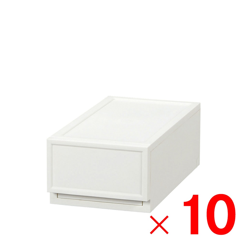 【送料無料】JEJアステージ 収納ケース ファボーレヌーヴォチェスト S120 ホワイト ×10個 ケース販売