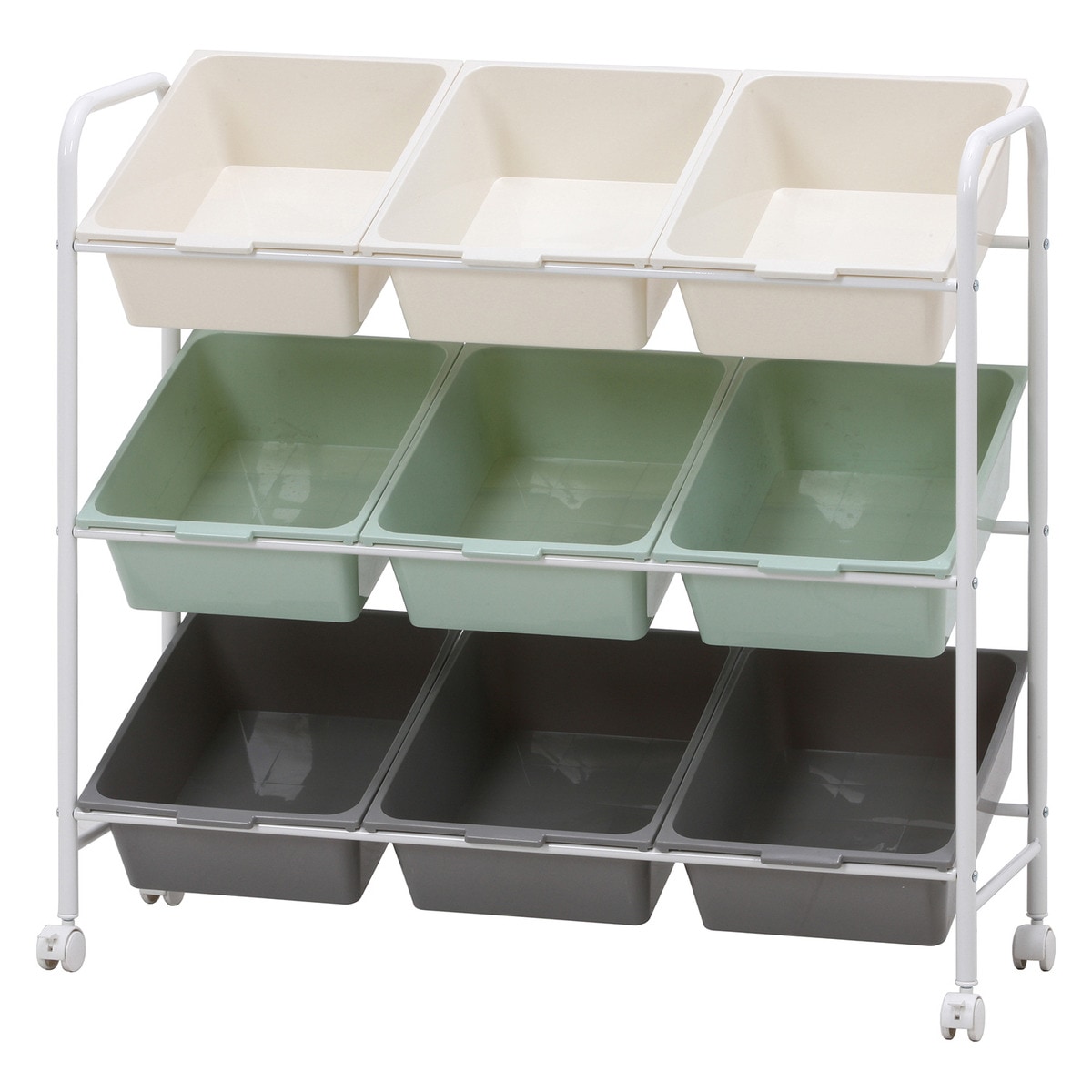 【送料無料】不二貿易 キッズラック coLor 9マス BN115 【メーカー直送・代引不可・置配不可・配送地域限定】