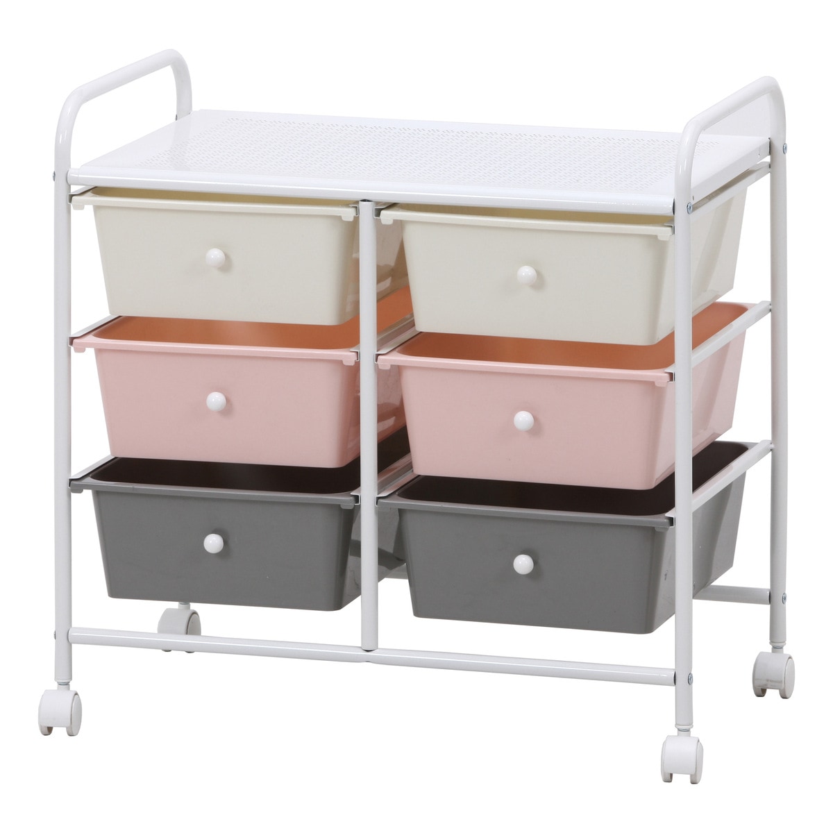 【送料無料】欠品2月中旬入荷予定 不二貿易 キッズ収納3段 coLor 6マス G118SB 【メーカー直送・代引不可・置配不可・配送地域限定】