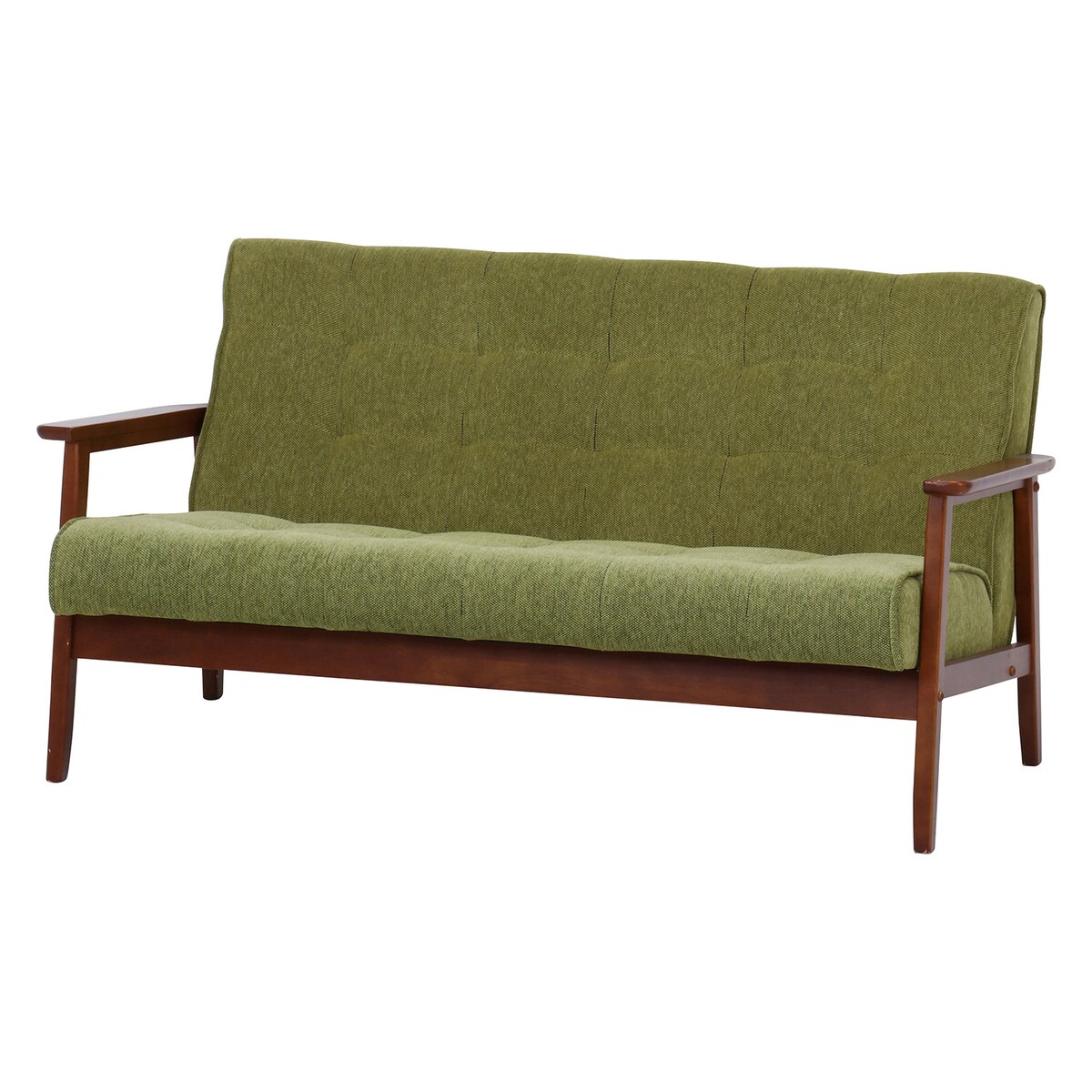 【送料無料】不二貿易 ファブリックソファー フレンズGR 2P 846 【メーカー直送・代引不可・置配不可・配送地域限定】