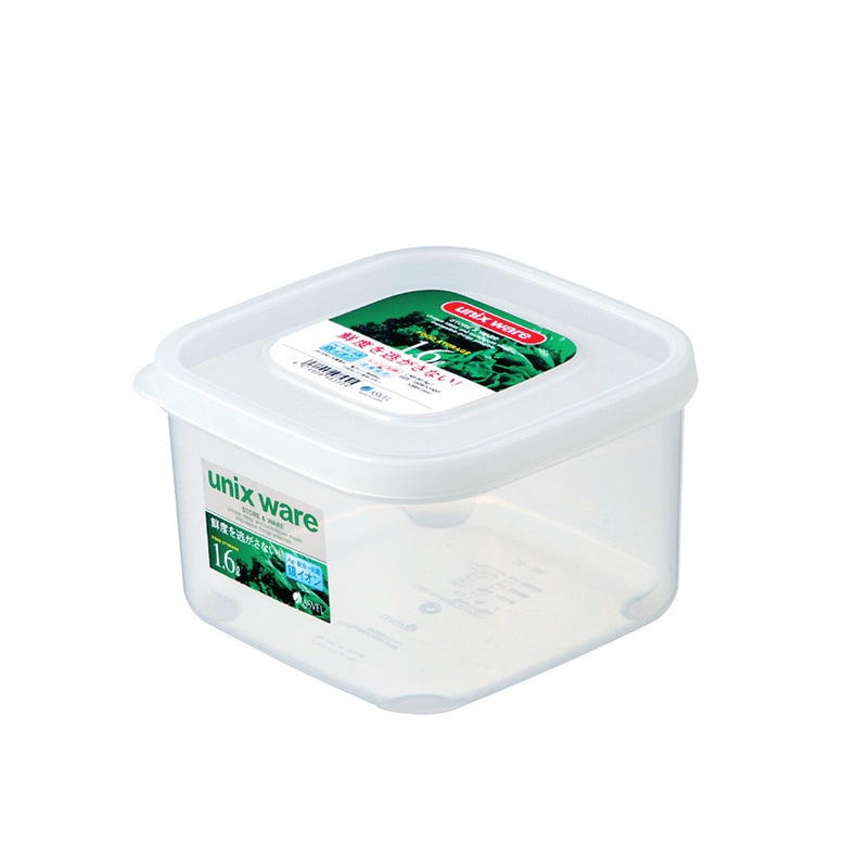 アスベル ユニックス タイトロック 保存容器 長角LL 1100ml ホワイト 2