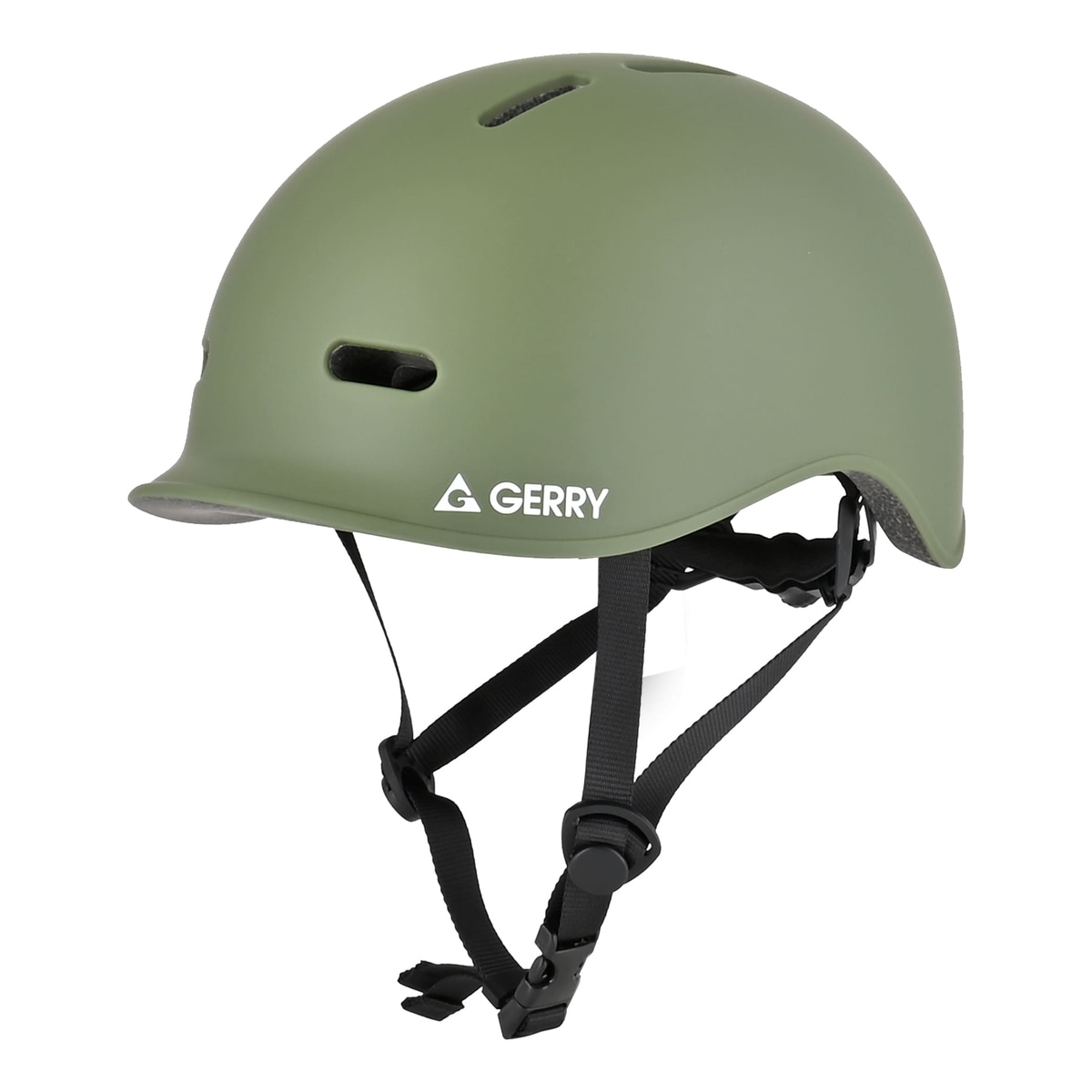 【送料無料】リード工業 GERRY サイクルヘルメット マットオリーブ L GBH001