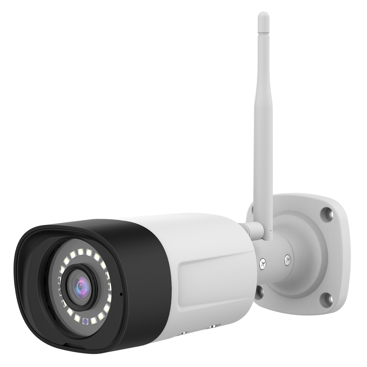 【送料無料】水鏡 Wi-Fiネットワーク屋外IPカメラ センサーライト付 JA-PJ2031-W