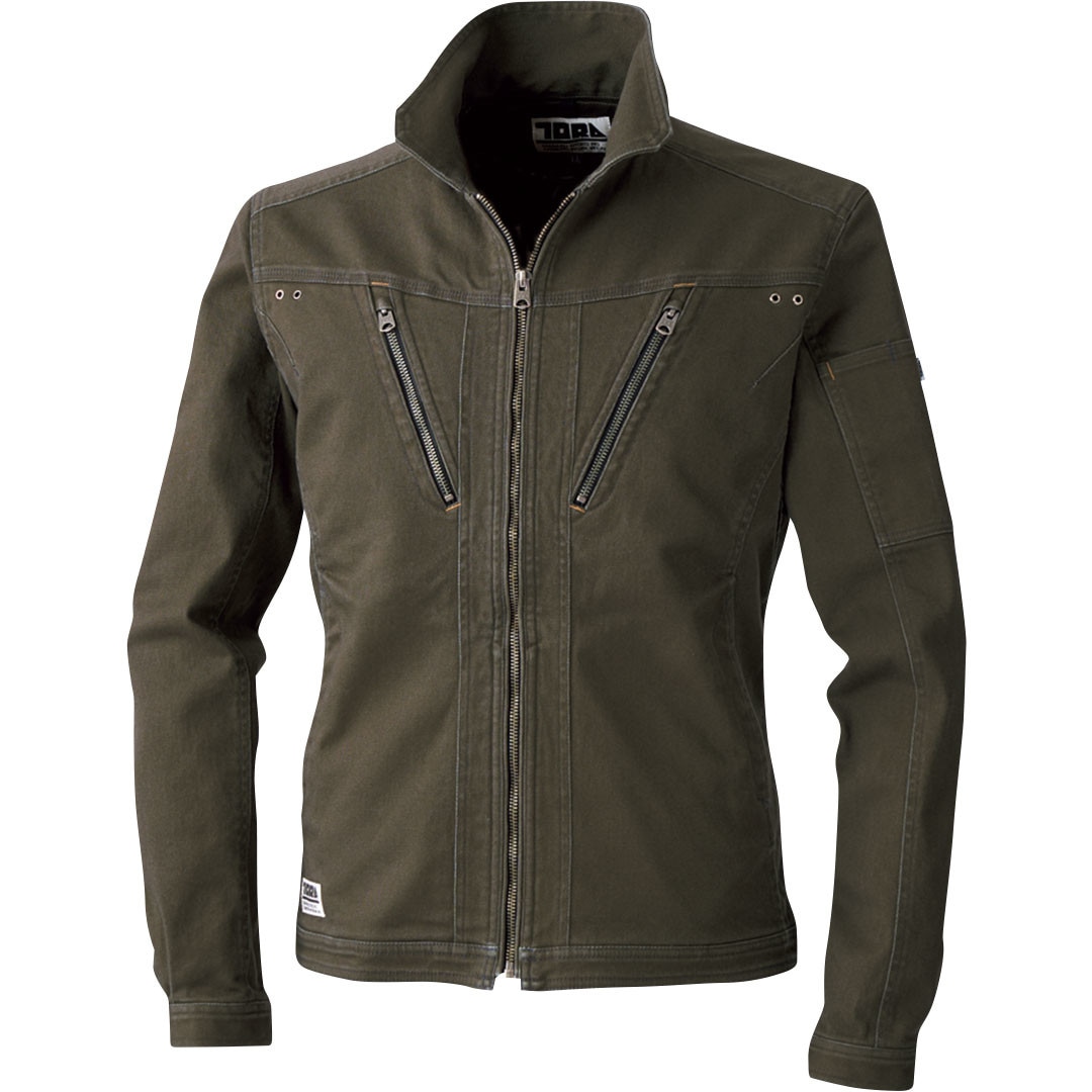 【送料無料】寅壱 長袖ブルゾン OD Lサイズ 3620-124