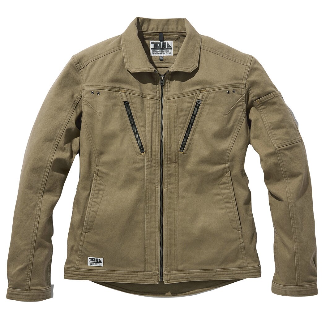 【送料無料】寅壱 長袖ブルゾン モカ Sサイズ 3620-124