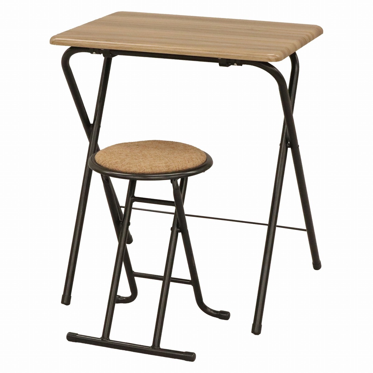 送料無料】エイ・アイ・エス 折りたたみテーブル・チェアセット グレー