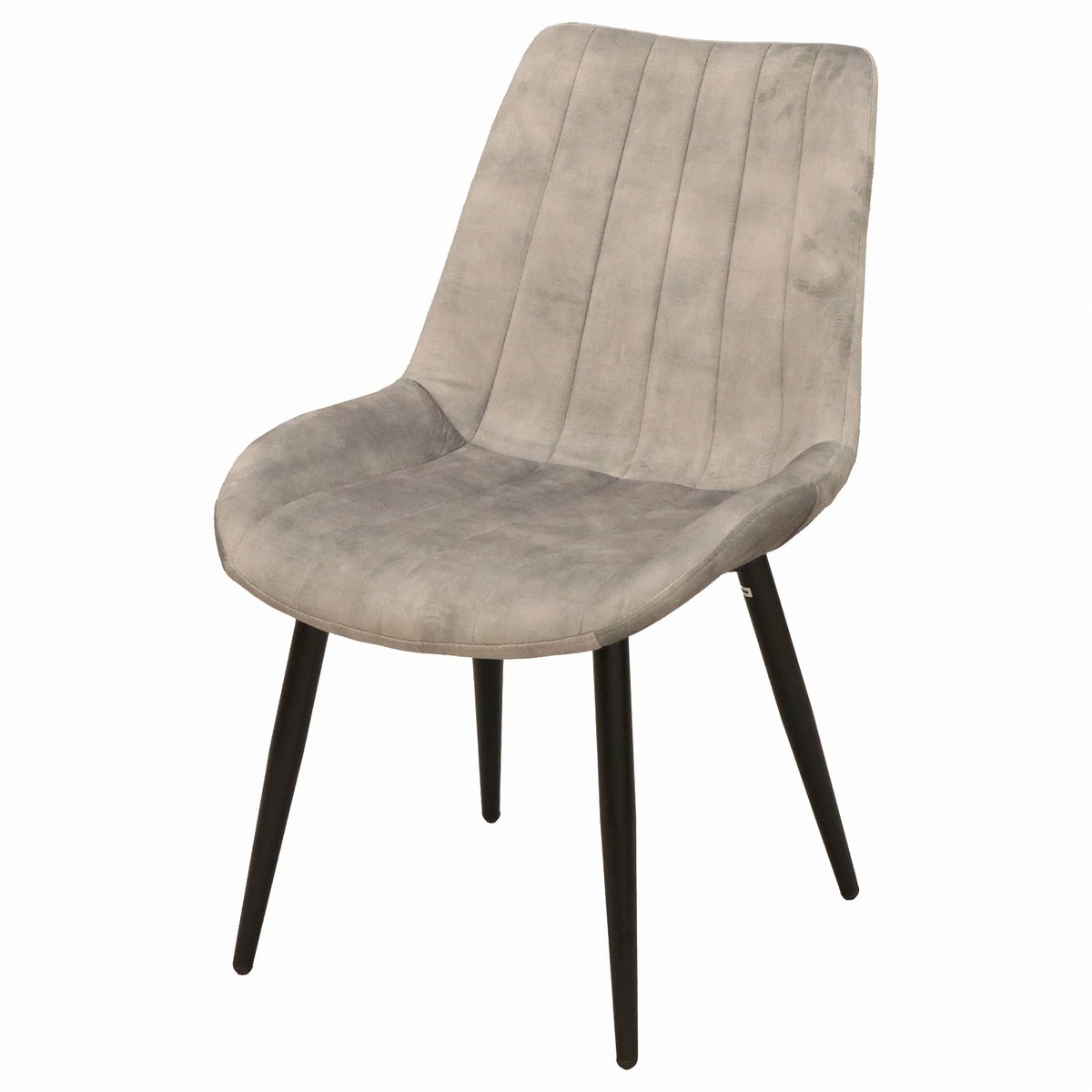 【送料無料】エイ・アイ・エス フィットチェア スチール脚 グレー DFC-04 GY 【メーカー直送・代引不可・置配不可】