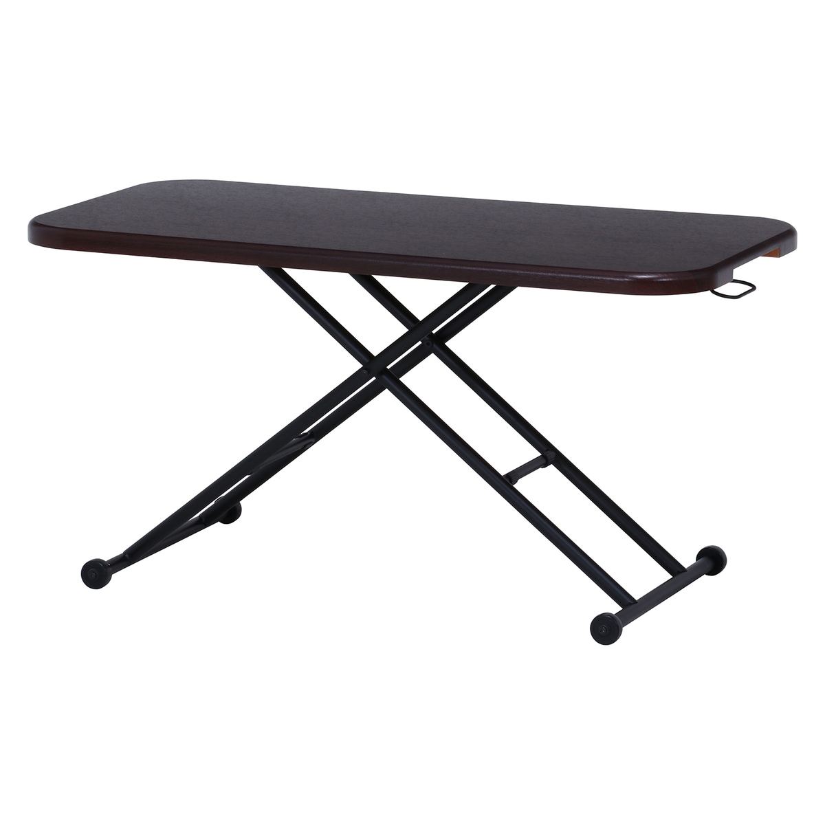 【送料無料】不二貿易 ガス昇降フリーテーブル ワイド BR HK-5011-527BR 【メーカー直送・代引不可・置配不可・配送地域限定】