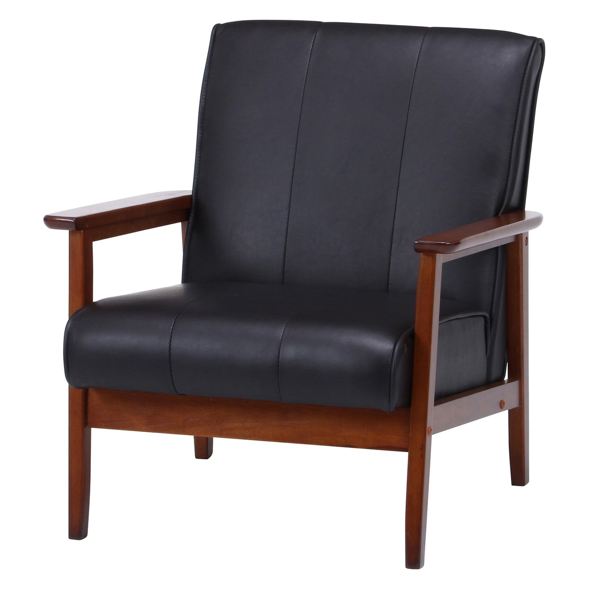 【送料無料】不二貿易 バイキャストPUソファーラバーズ8391Pダークブラウン #1 【メーカー直送・代引不可・置配不可・配送地域限定】