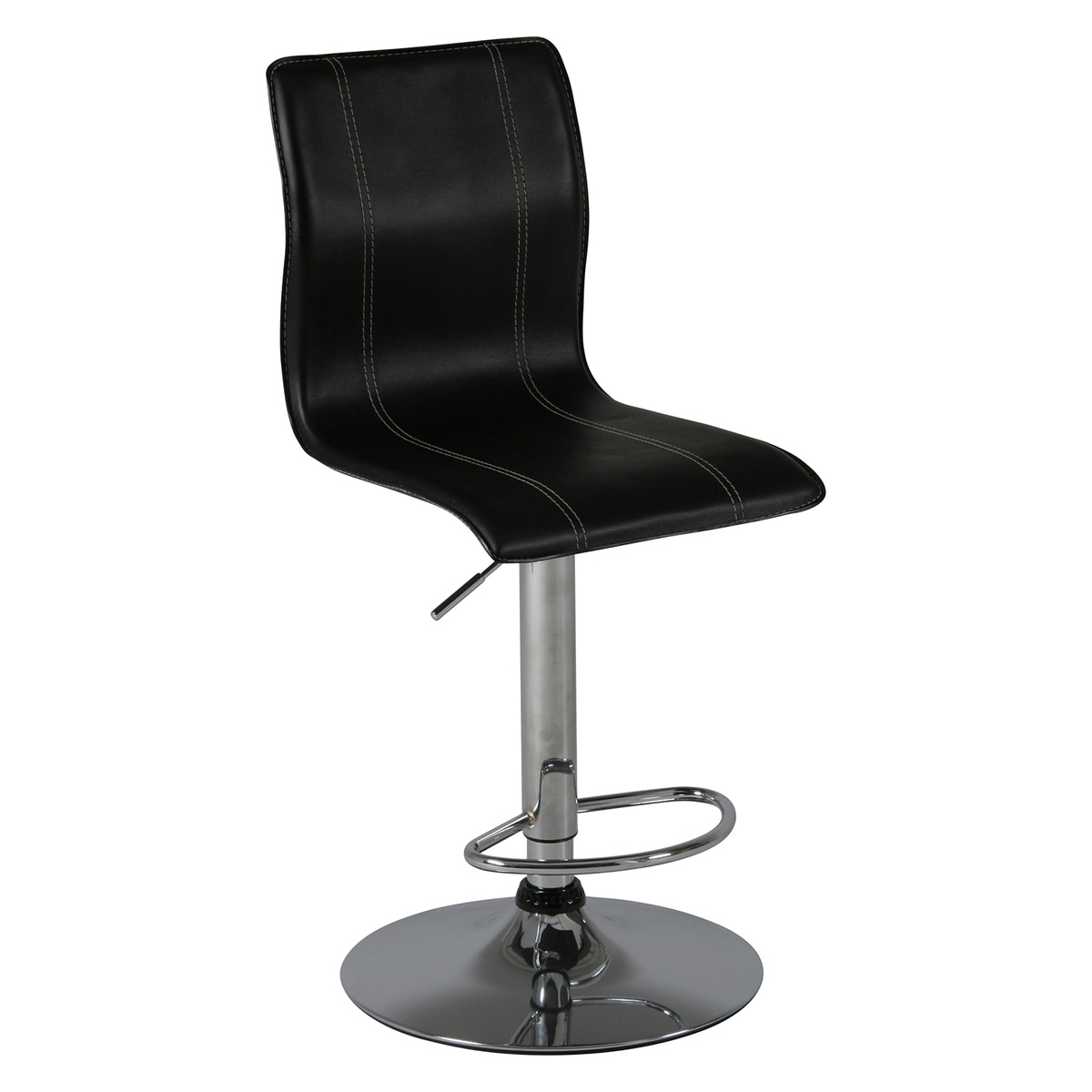 【送料無料】不二貿易 カウンターチェアー スタイル ハイ H-1012BK 【メーカー直送・代引不可・置配不可・配送地域限定】