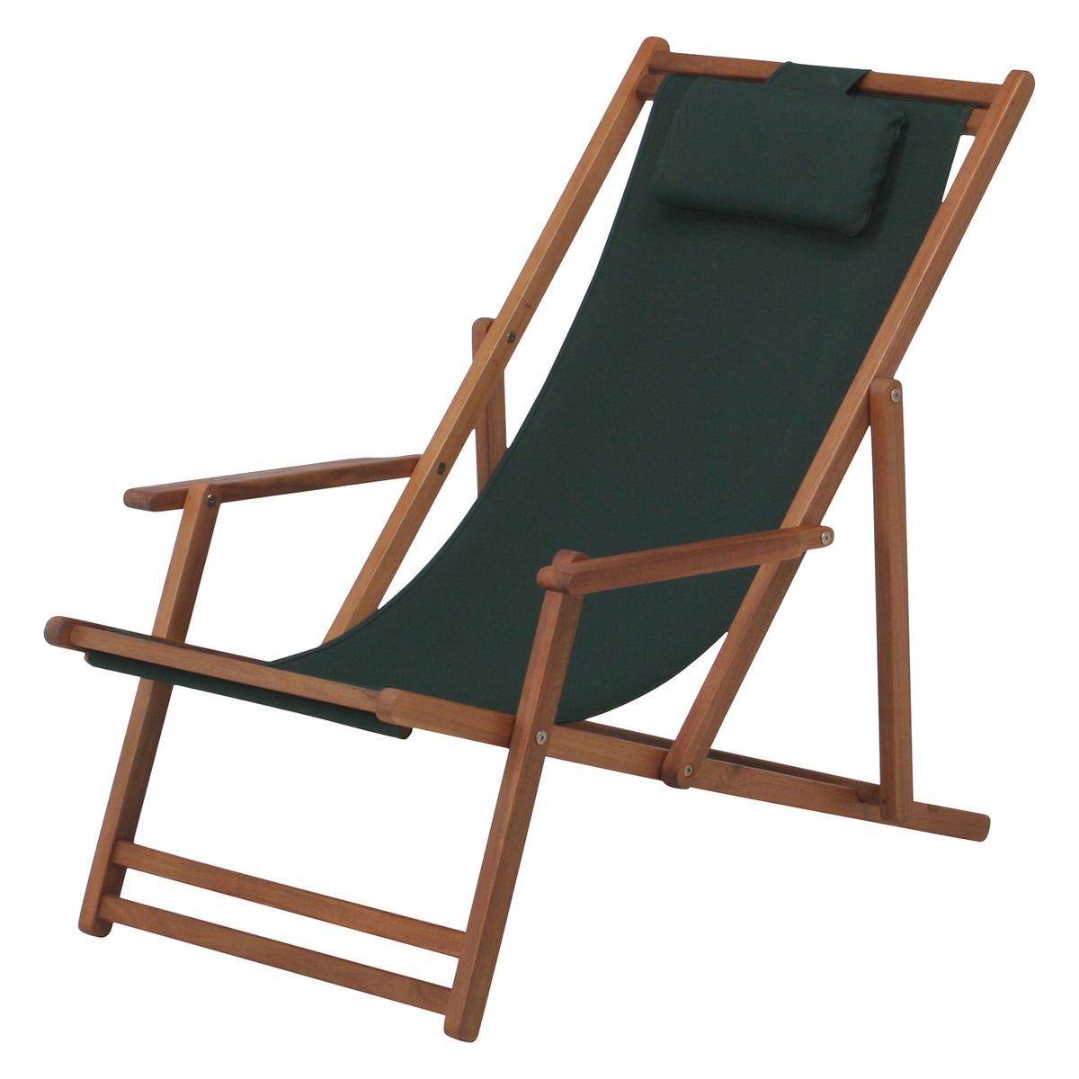 【送料無料】不二貿易 デッキチェア #VFS-GC29JP グリーン 【メーカー直送・代引不可・置配不可・配送地域限定】