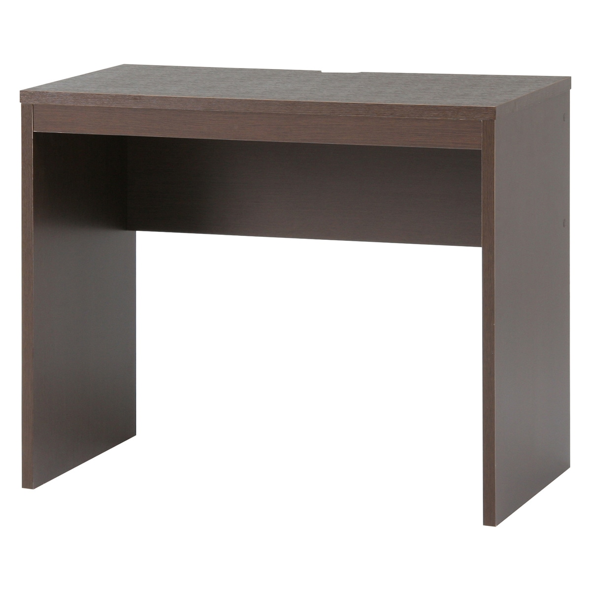 【送料無料】不二貿易 シンプルデスク 幅90 DE-9045BR 【メーカー直送・代引不可・置配不可・配送地域限定】