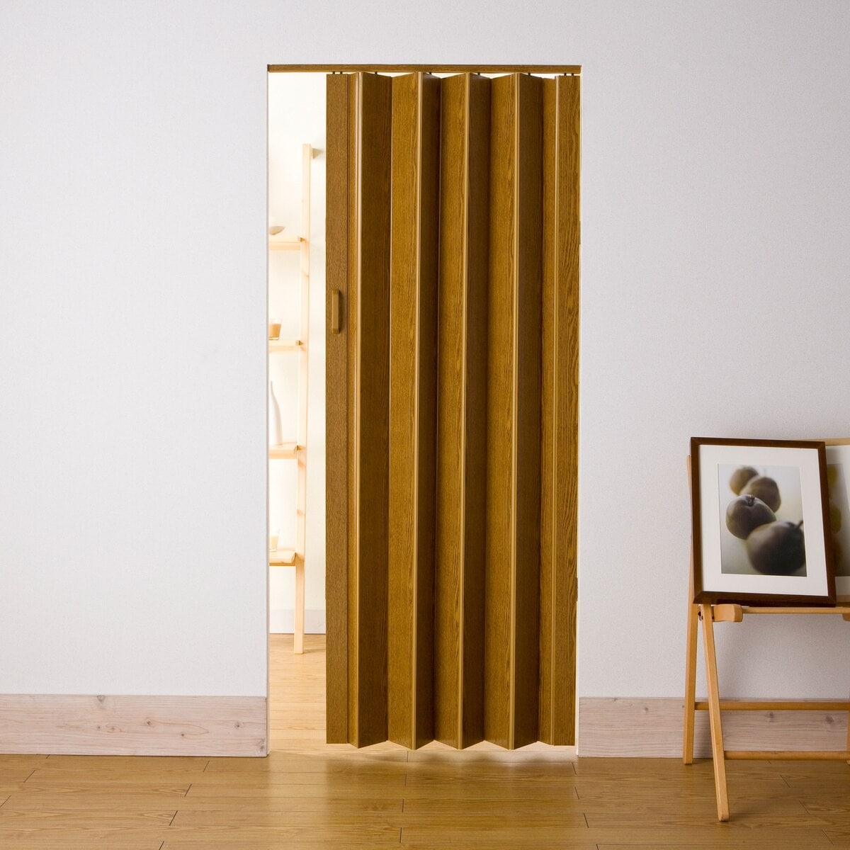 【送料無料】フルネス パネルドア コルタ 95×174cm ライトブラウン L5001 【メーカー直送・代引不可・置配不可・配送地域限定】