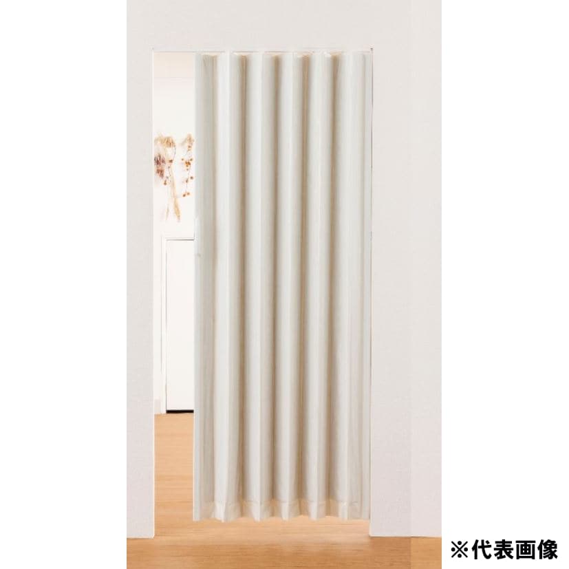 【送料無料】フルネス 木目調アコーデオンドア 150×174cm ホワイトウッド L5561 【メーカー直送・代引不可・置配不可・配送地域限定】