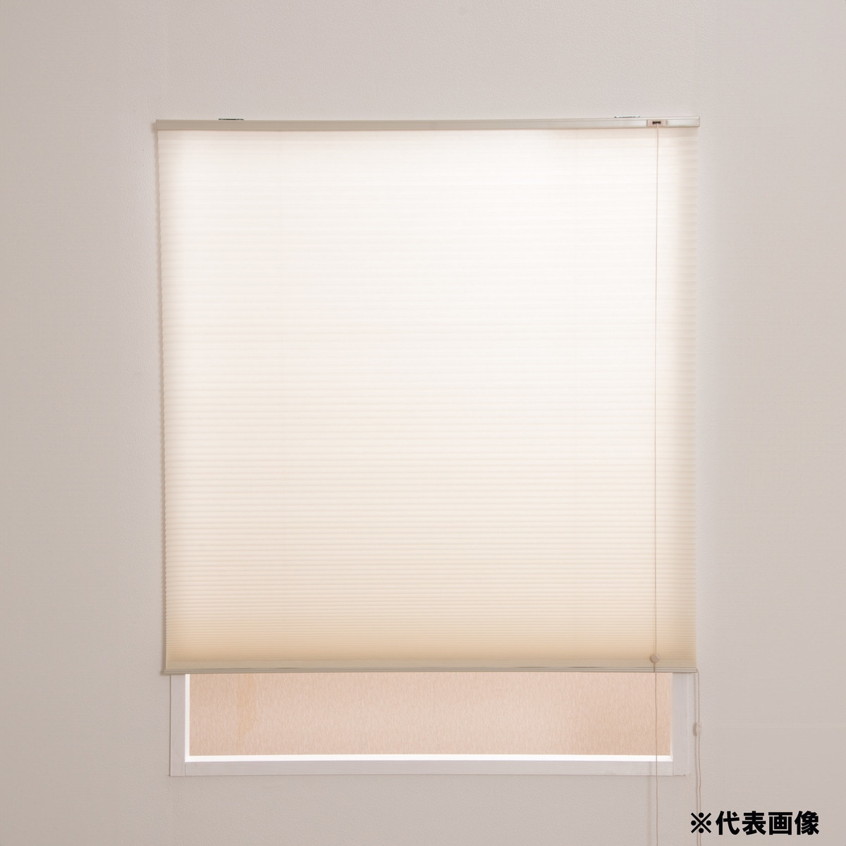 【送料無料】フルネス ハニカムシェード 彩 90×180cm プリーツシェード アイボリー L6319 【メーカー直送・代引不可・置配不可・配送地域限定】