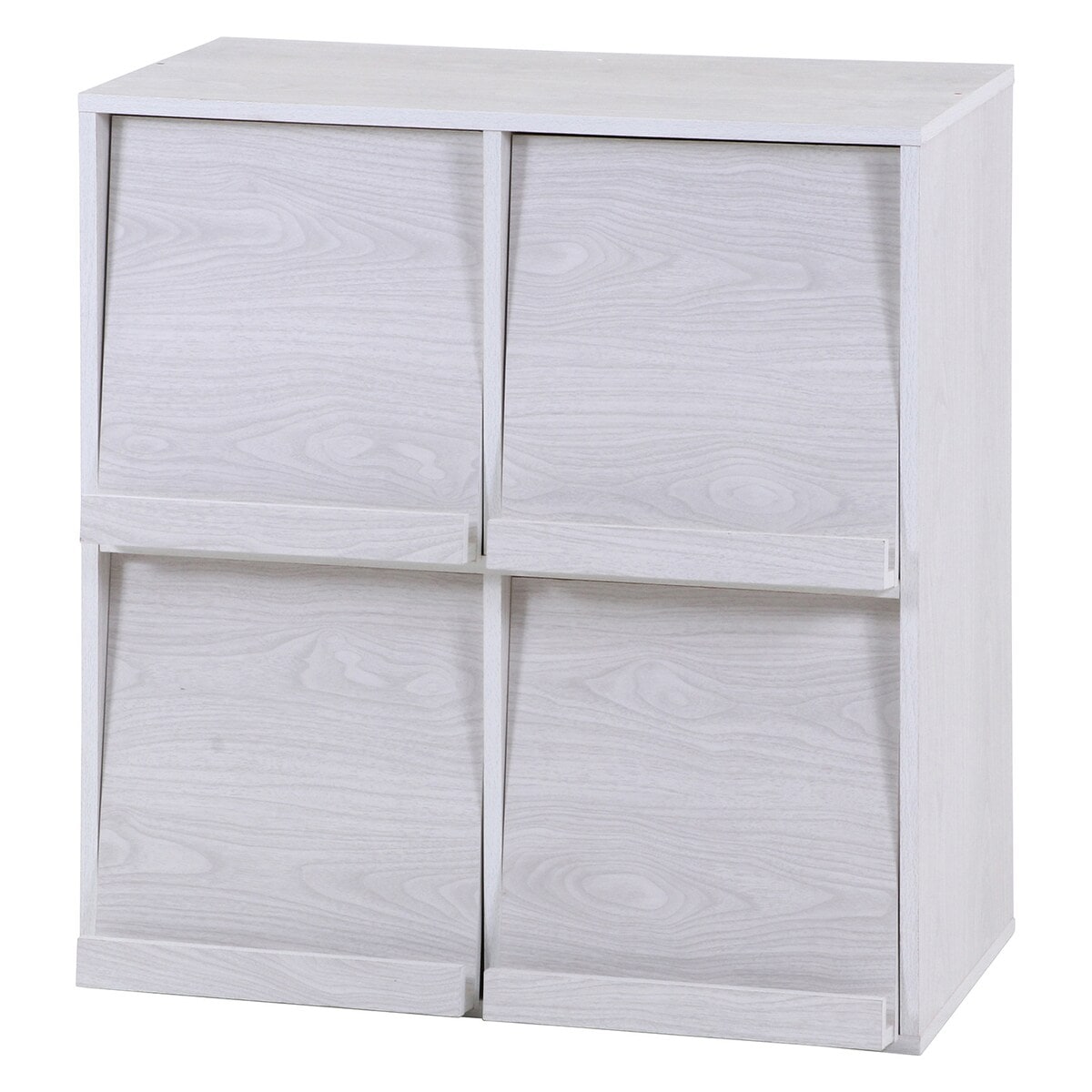 【送料無料】不二貿易 ディスプレイラック 4マス WHW DP8085BR 【メーカー直送・代引不可・置配不可・配送地域限定】