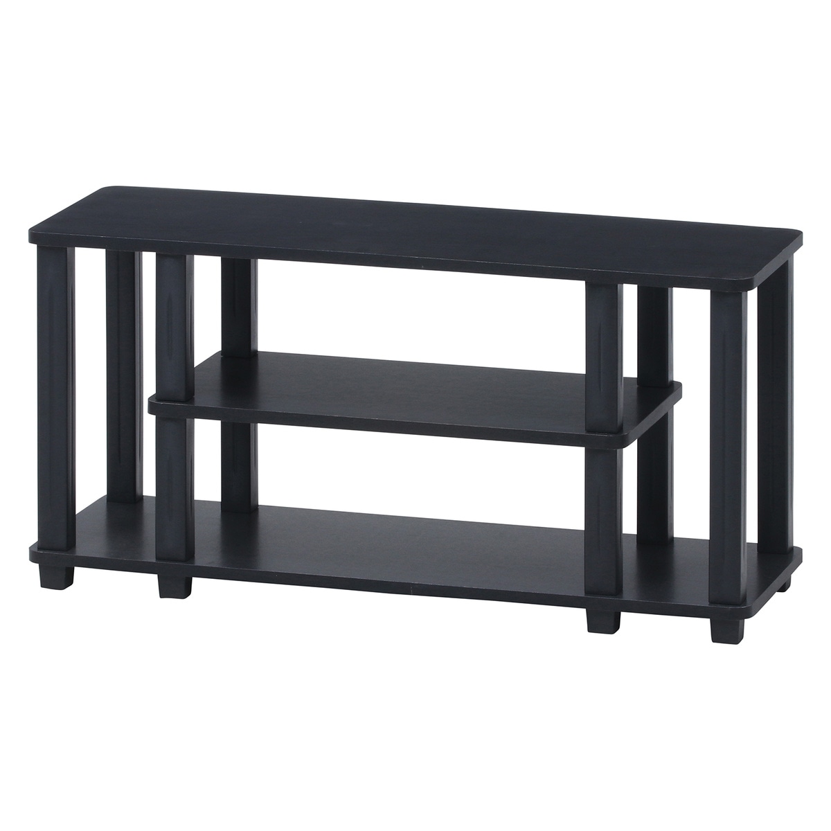 【送料無料】不二貿易 フィット TVラック W80 BR×BK 5069 【メーカー直送・代引不可・置配不可・配送地域限定】