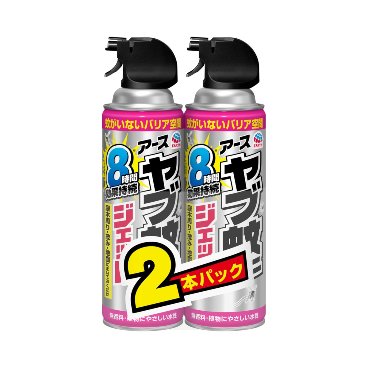 アース製薬 ヤブ蚊マダニジェット 屋外用 480ml 2本パック 医薬部外品