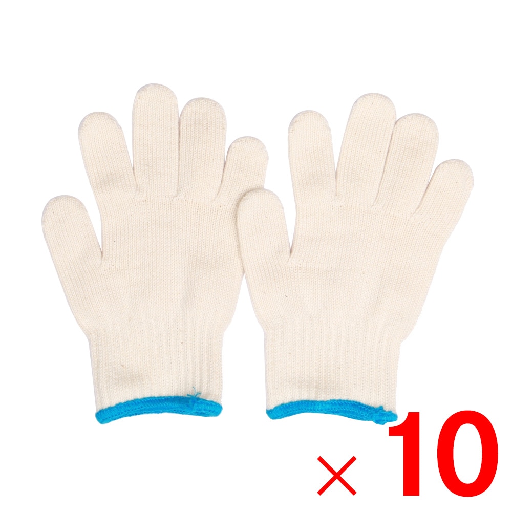 【送料無料】カチボシ 作業手袋 ジュニアグローブ キナリ S 515 ×10双 セット販売