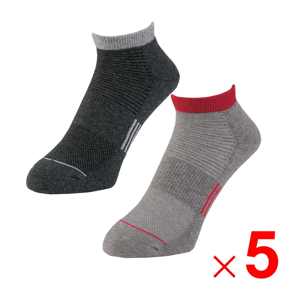 【送料無料】ニオイクリア×グラディエーター ニオイクリア 作業靴下 スニーカー先丸 2P MIX F G-9227 ×5個 セット販売