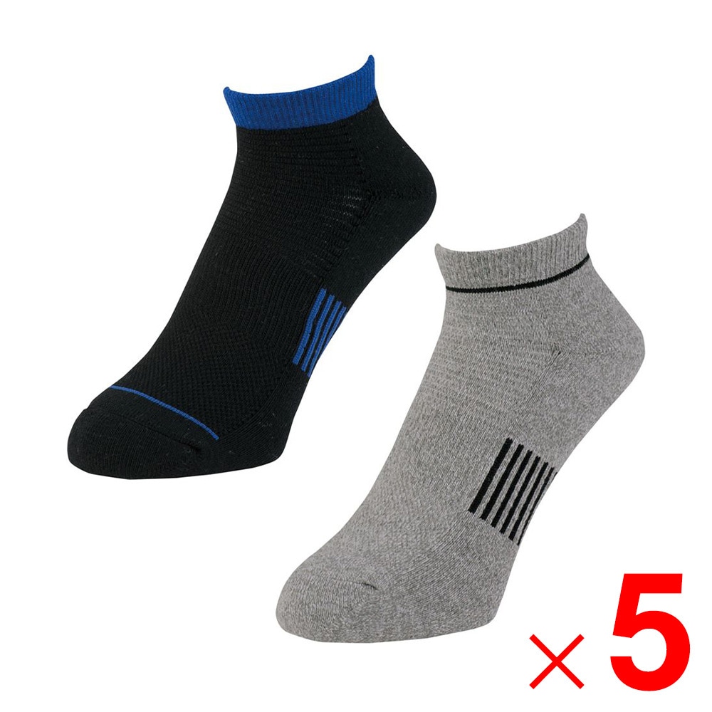 【送料無料】ニオイクリア×グラディエーター ニオイクリア 作業靴下 スニーカー先丸 2P MIX F G-9237 ×5個 セット販売
