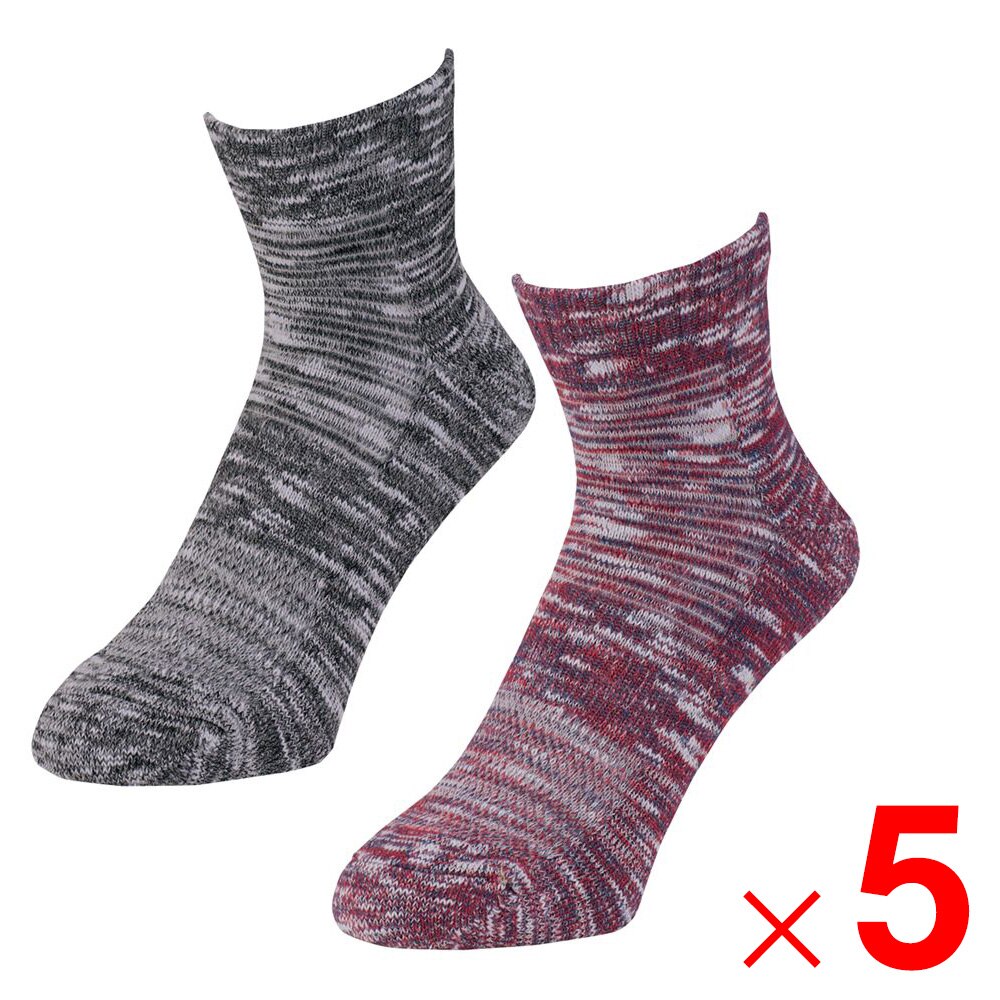 【送料無料】ニオイクリア×グラディエーター ニオイクリア 作業靴下 ロークルー先丸 2P MIX F G-9221 ×5個 セット販売