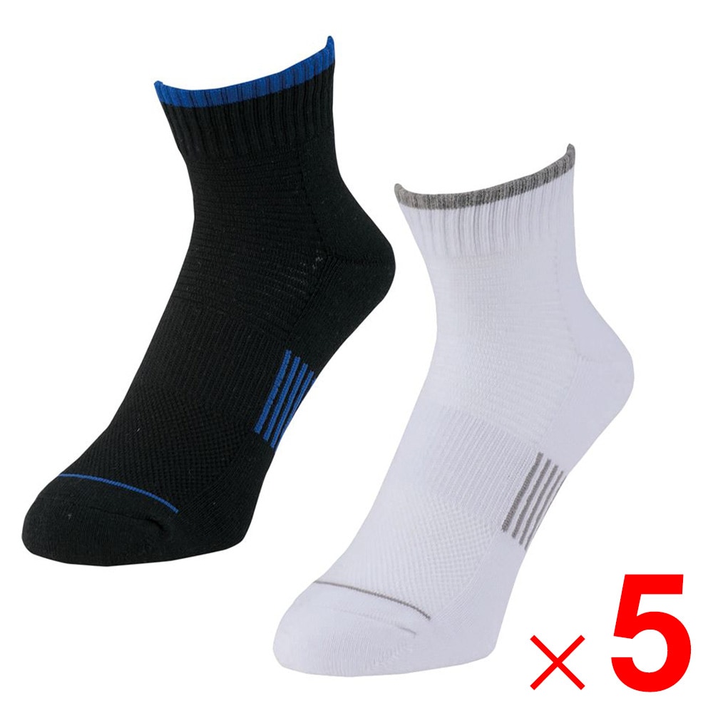 【送料無料】ニオイクリア×グラディエーター ニオイクリア 作業靴下 ロークルー先丸 2P MIX F G-9261 ×5個 セット販売