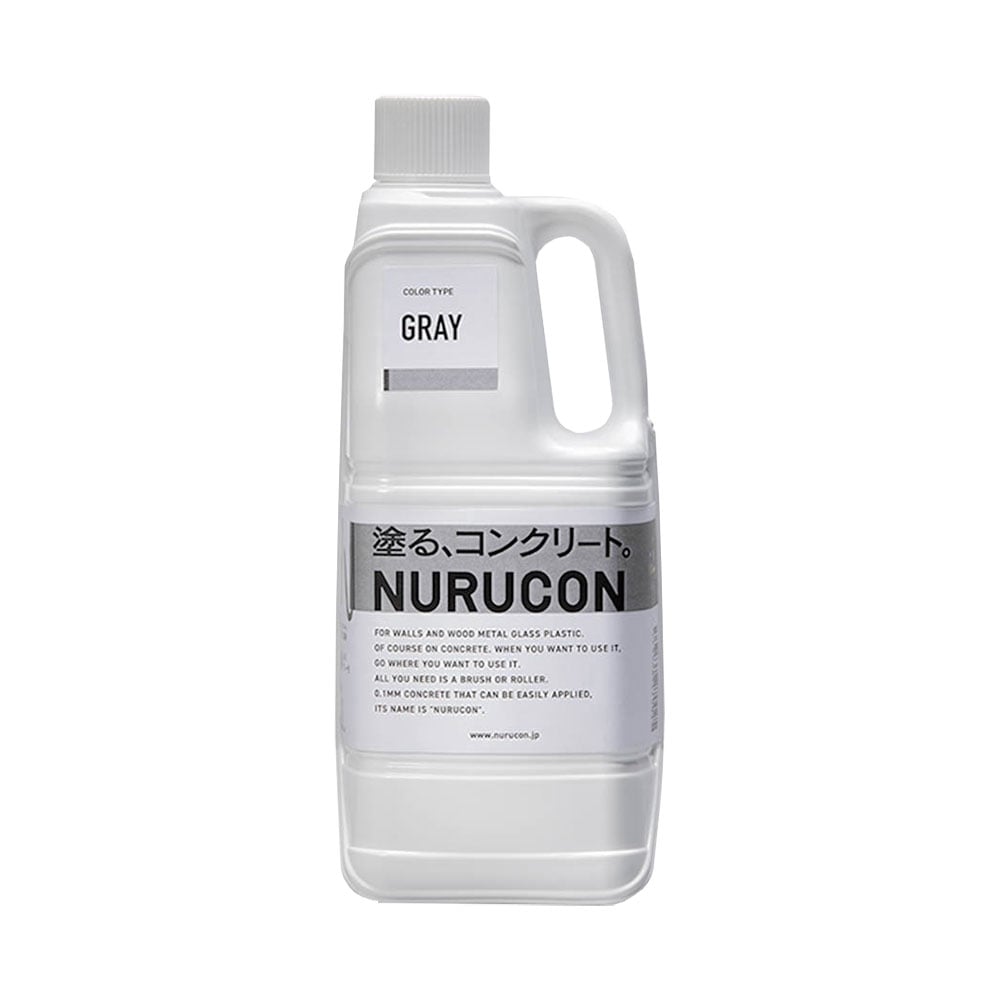 【送料無料】タイハク NURUCON ヌルコン 水性コンクリート用化粧剤 2L グレー