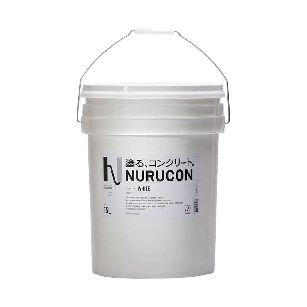 【送料無料】タイハク NURUCON ヌルコン 水性コンクリート用化粧剤 高濃度タイプ 15L ホワイト