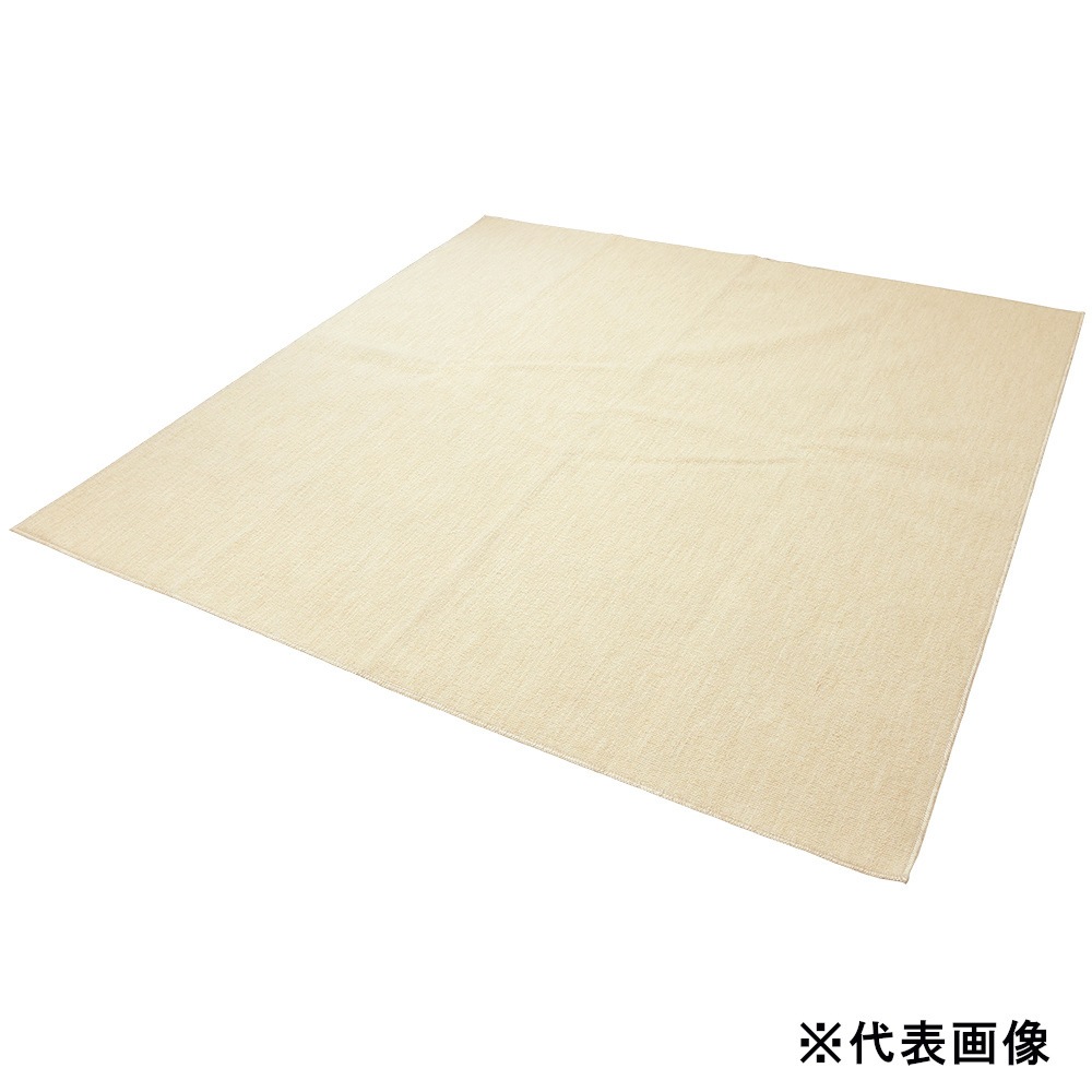 送料無料】タフトカーペット 江戸間6畳 アイボリー 261×352cm