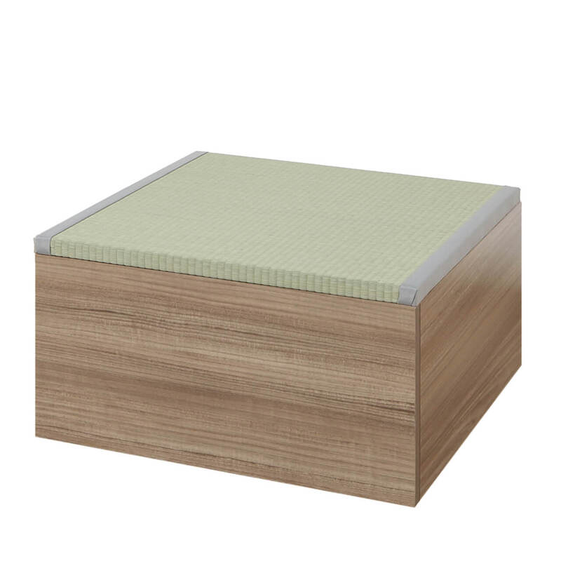 【送料無料】畳ボックス ロー グレー い草グレー 【メーカー直送・代引不可・置配不可・配送地域限定】