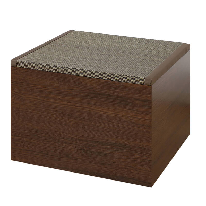 【送料無料】畳ボックス ハイ ブラウン い草ブラウン 【メーカー直送・代引不可・置配不可・配送地域限定】