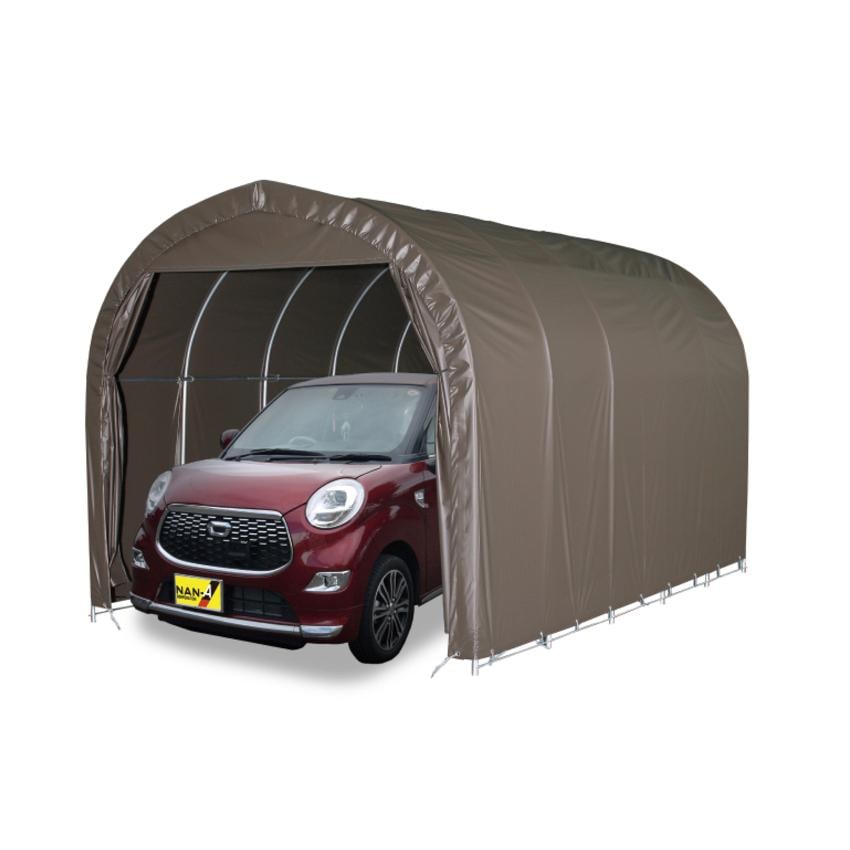 【送料無料】【法人限定】南栄工業 パイプ車庫 埋め込み式 軽用 2540USB 【メーカー直送・代引不可・置配不可・配送地域限定】