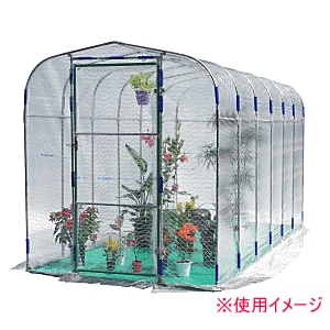 【送料無料】【法人限定】南栄工業 グリーンハウス 2坪 ビニールハウス 日本製 NH-20D 【メーカー直送・代引不可・置配不可・配送地域限定】